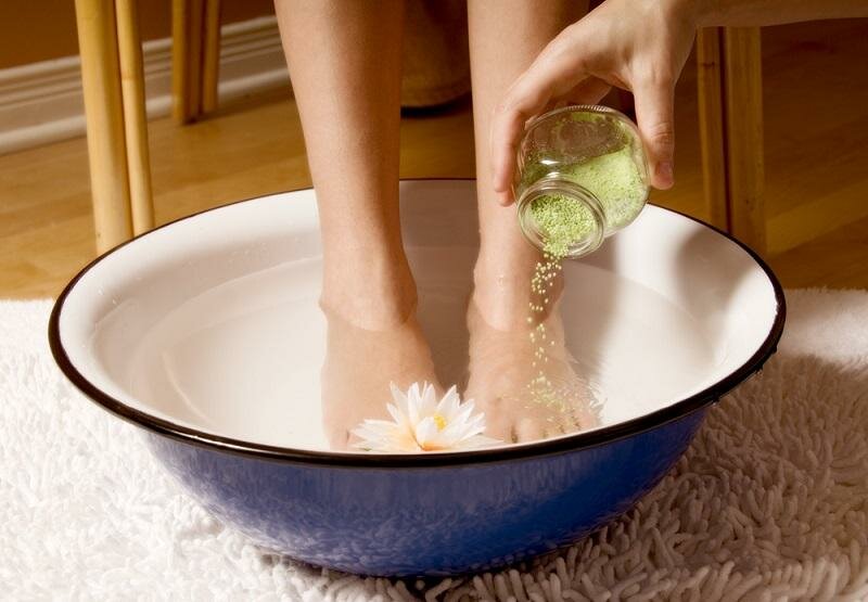 Охлаждающие ванночки с морской солью - подарят вашим ножкам ощущение лёгкости