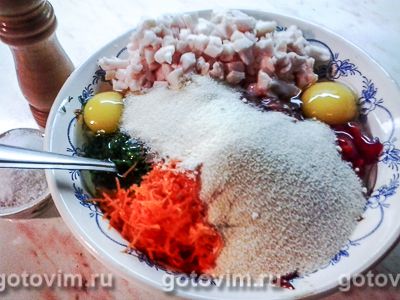 Фотографии рецепта Печеночная колбаса (печеночный зельц), 02 Печеночная колбаса (печеночный зельц), Шаг 02