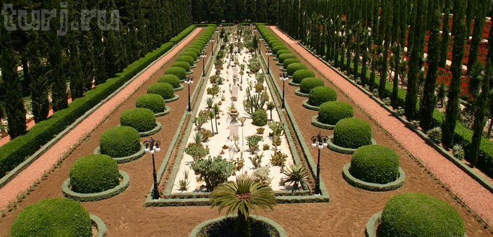 Бахайские сады- это сказочное по красоте место