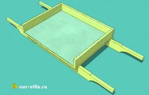 Как сделать носилки для земли
