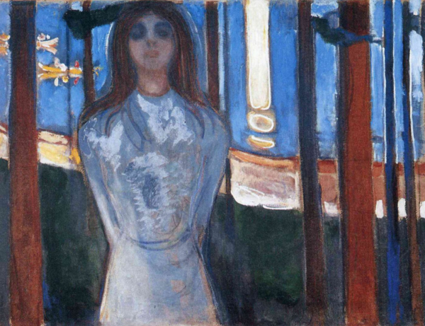 Э. Мунк, "Голос (Летняя ночь), 1896