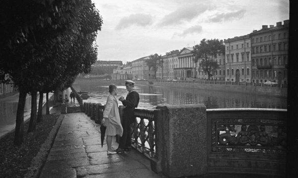 «Он и она». Всеволод Тарасевич, 1960-е, г. Ленинград, из архива МАММ/МДФ.