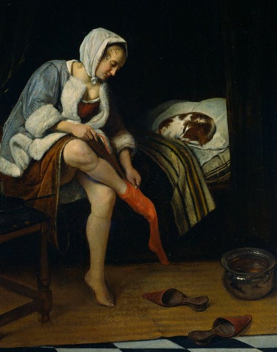 Фрагмент картины «Туалет женщины»./ Фото: greatartists.ru Фрагмент картины «Туалет женщины»./ Фото: greatartists.ru
