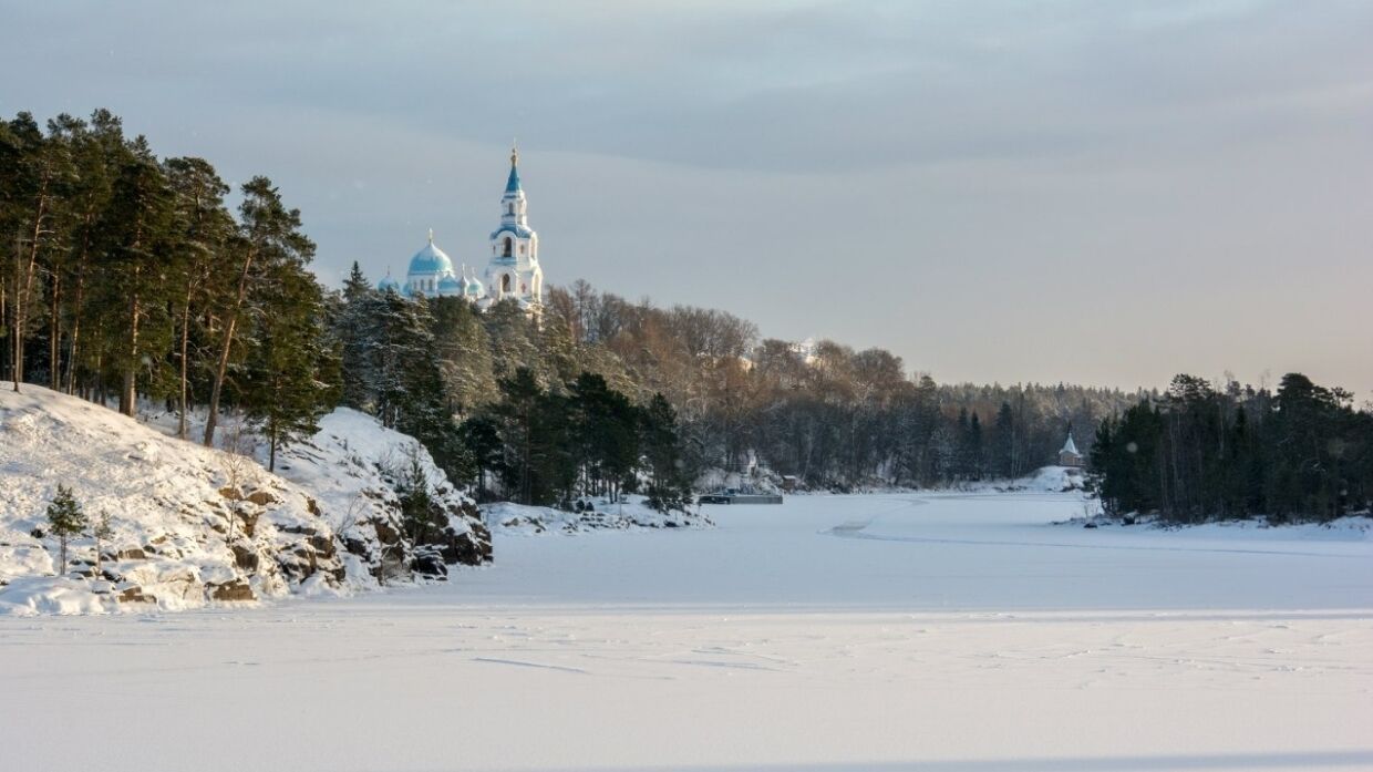 Остров Валаам зима