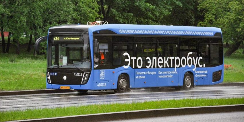 Собянин: До конца года в Москве будет около 600 электробусов