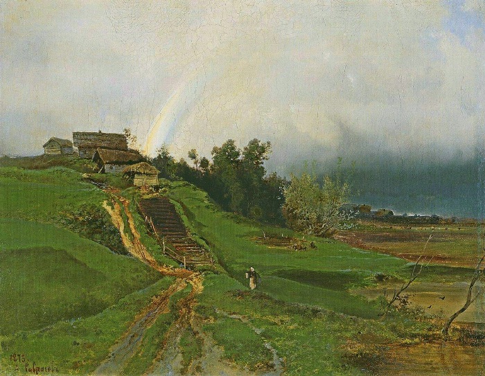 Алексей Саврасов, Радуга, 1875 Алексей Саврасов, Радуга, 1875