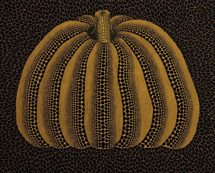 Тыква. Автор: Yayoi Kusama. 88-летняя художница пол жизни провела в сумасшедшем доме, а сейчас за её картины платят по 5 млн. долларов