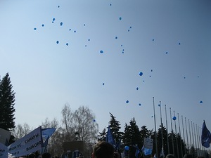Шествие партии ВОЛЯ против НАТО в Ульяновске