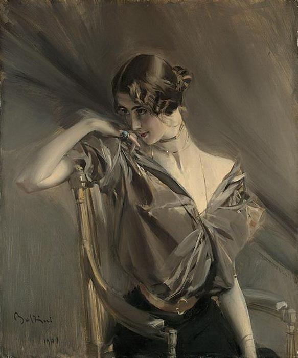 Джованни Болдини. Портрет Клео де Мерод, 1901 г. Джованни Болдини. Портрет Клео де Мерод, 1901 г.