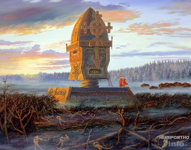 Кого хоронили в избушках на курьих ножках