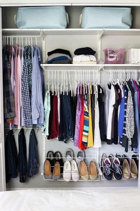 22 очумелых примера, как складывать вещи в шкафу