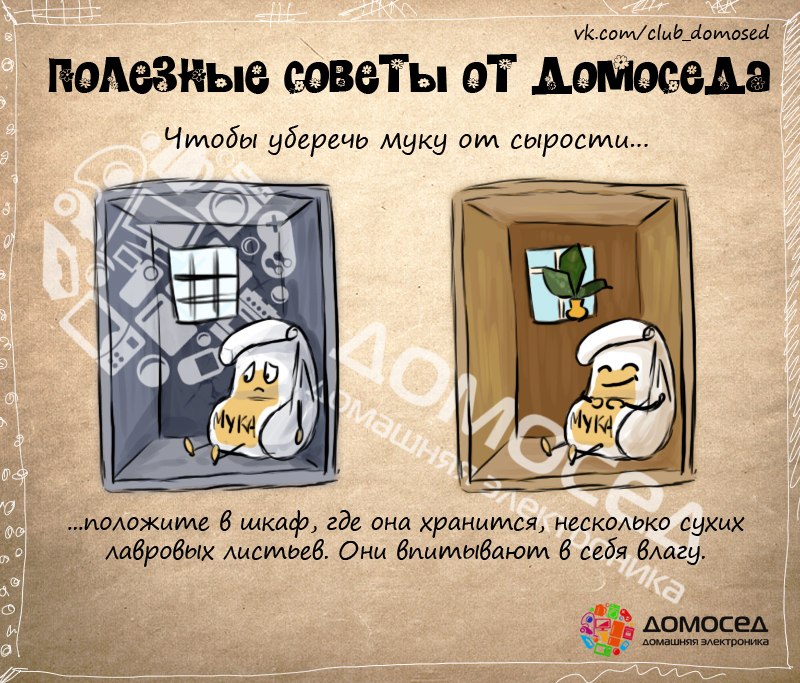 Как уберечь муку от влаги Как уберечь муку от влаги