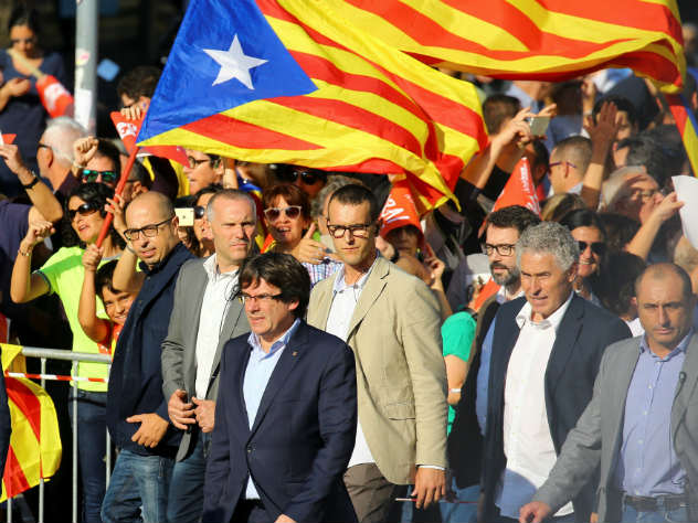 В Каталонии снова вспыхнули массовые беспорядки