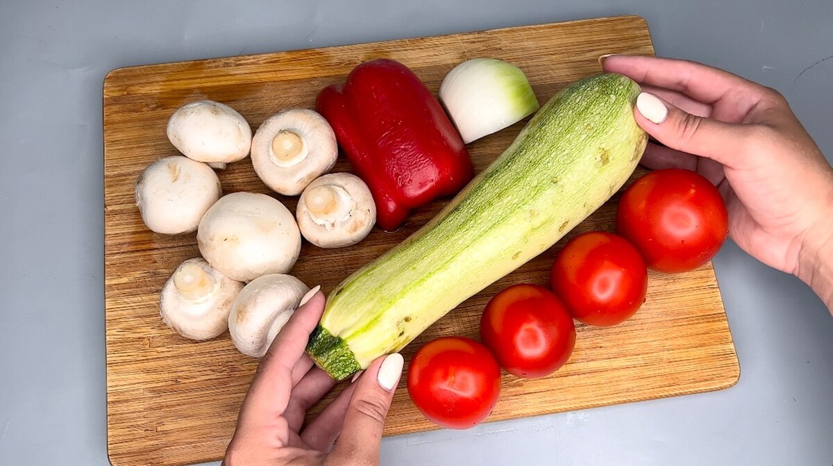Вкусные запечёные овощи в маринаде: нарезал - и отправил в духовку