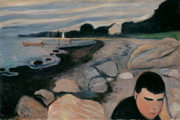 Э. Мунк, "Меланхолия", 1892