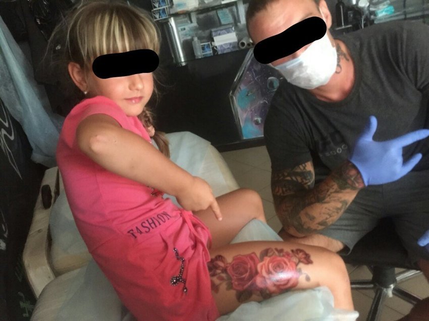 Tiny daughter abused daddy