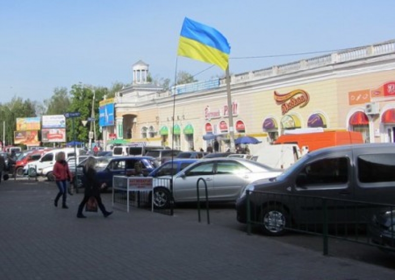 В Житомирской области устроили «предвыборную агитацию», сломав украинский флаг