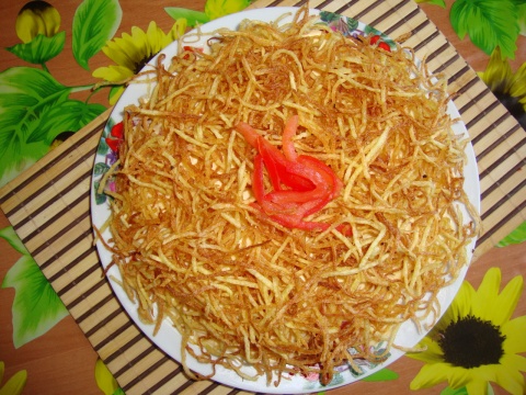 Салат «стог сена»