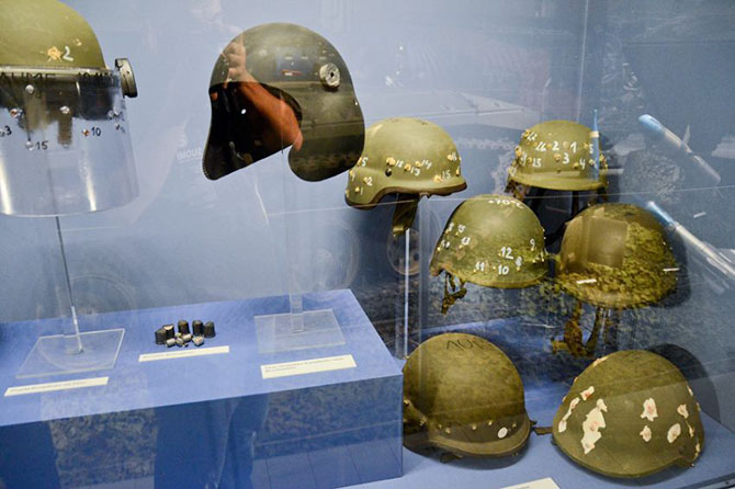 Tour of the exhibition of military innovations of five centuries in Vienna