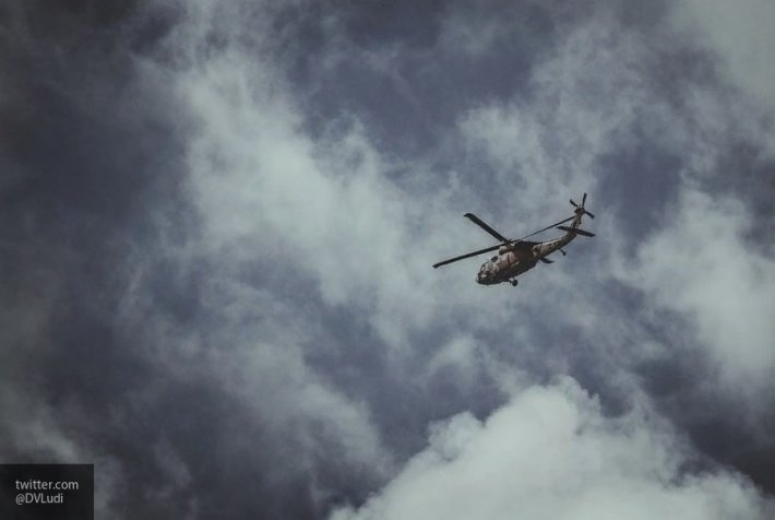 В Костромской области рухнул вертолет