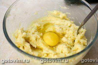 Фотографии рецепта Картофельный рулет с рыбой и овощами, 02 Картофельный рулет с рыбой и овощами, Шаг 02