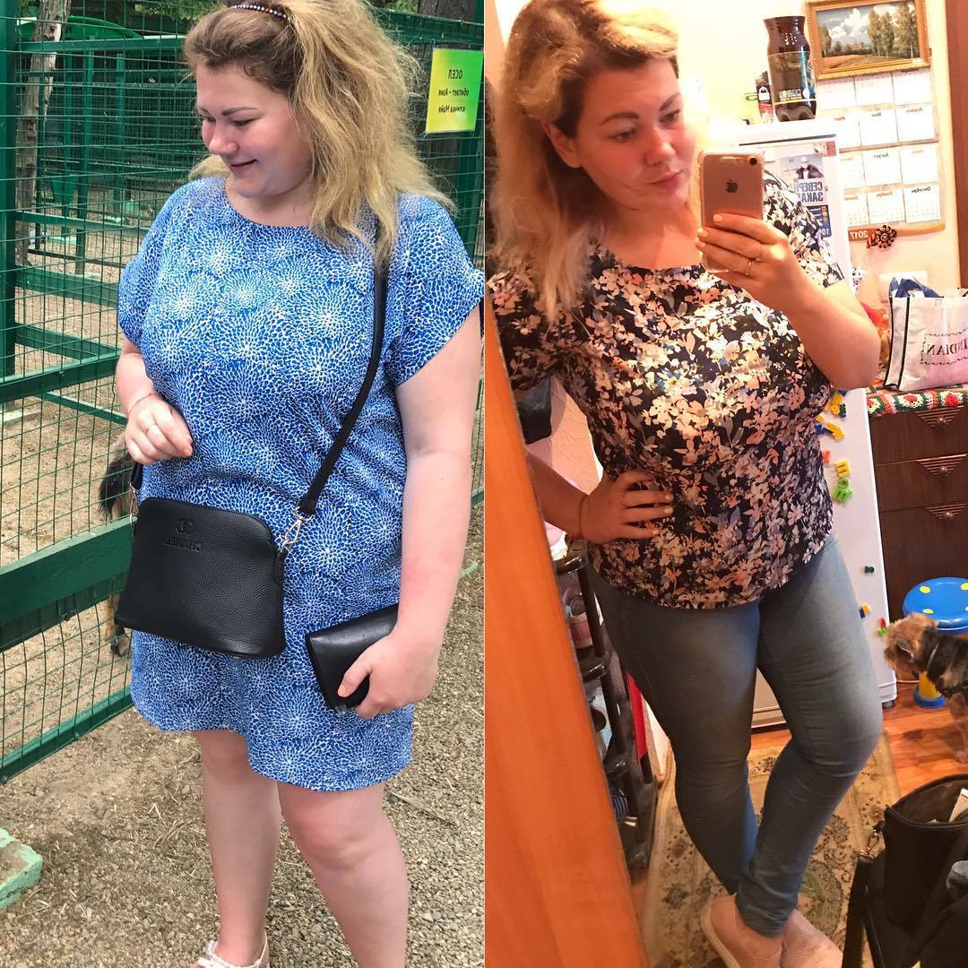 Похудела на 40 без спорта