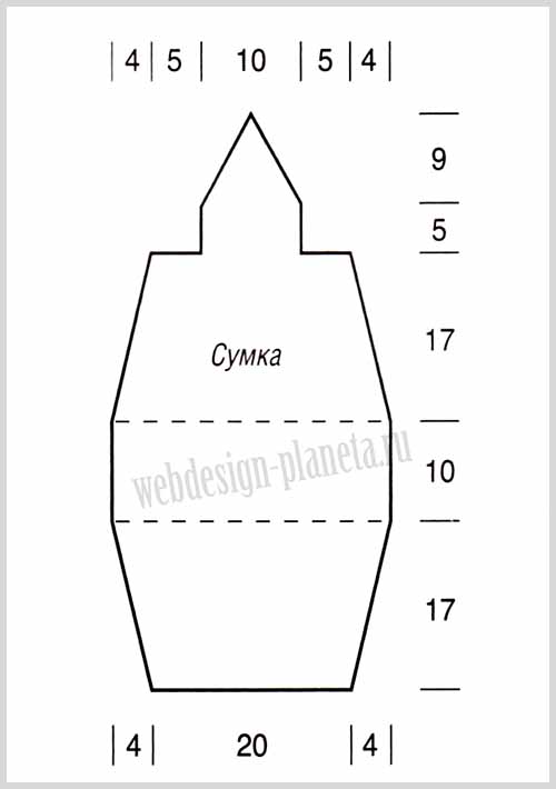 Сумочка из фетра своими руками с выкройками 508