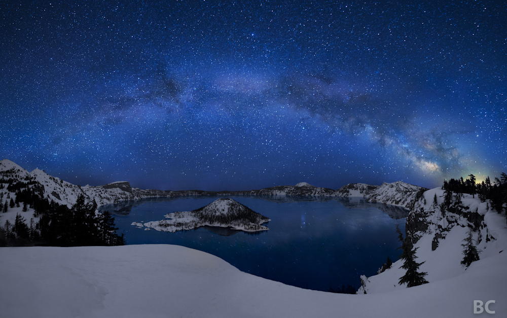 Кратерное озеро вулкана Мазама, штат Орегон, США.