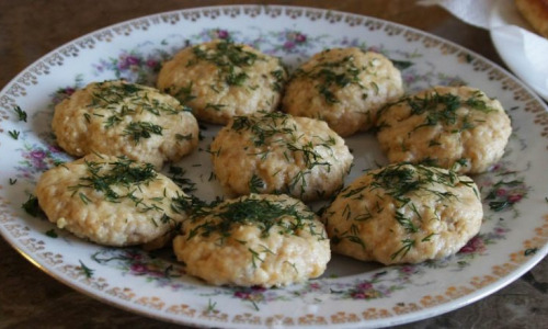 Украинские галушки из говяжьего фарша