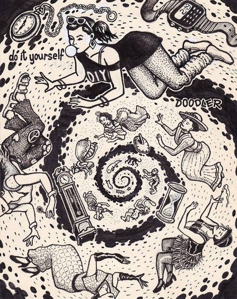 Однажды американскому иллюстратору Дэвиду Джеблоу попал в руки блокнот 60-х годов выпуска.