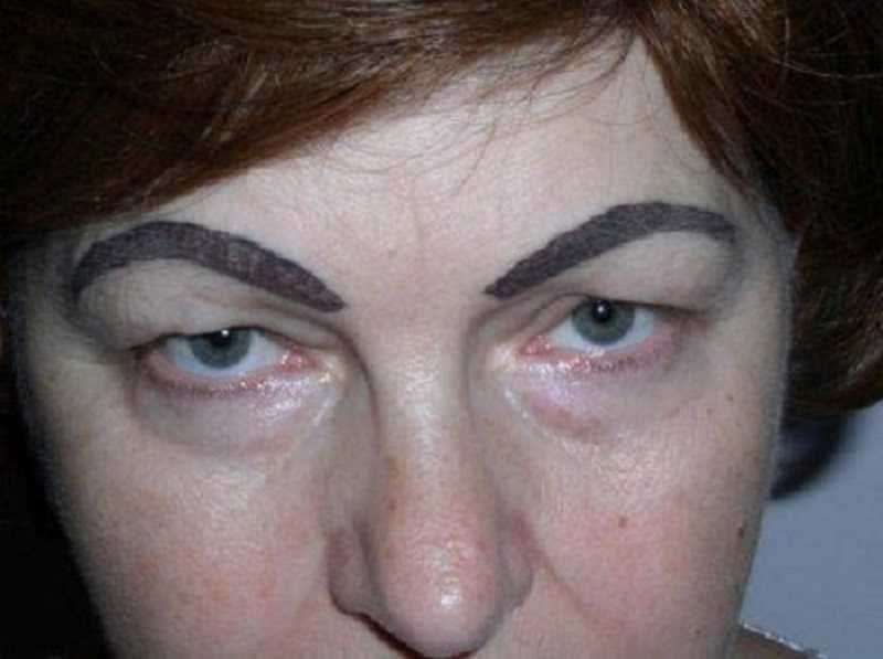 Надо это запретить: татуаж бровей, на который больно смотреть Надо это запретить: татуаж бровей, на который больно смотреть
