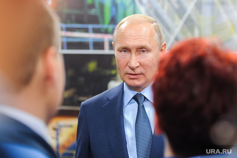 Визит Президента РФ Владимира Путина на открытие Аглофабрики ММК. Челябинская область