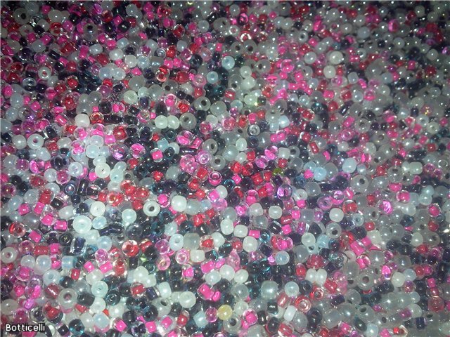 Воздушные бусы из бисера