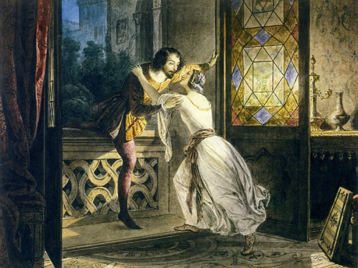Картина Карла Брюллова. Картина Карла Брюллова.
