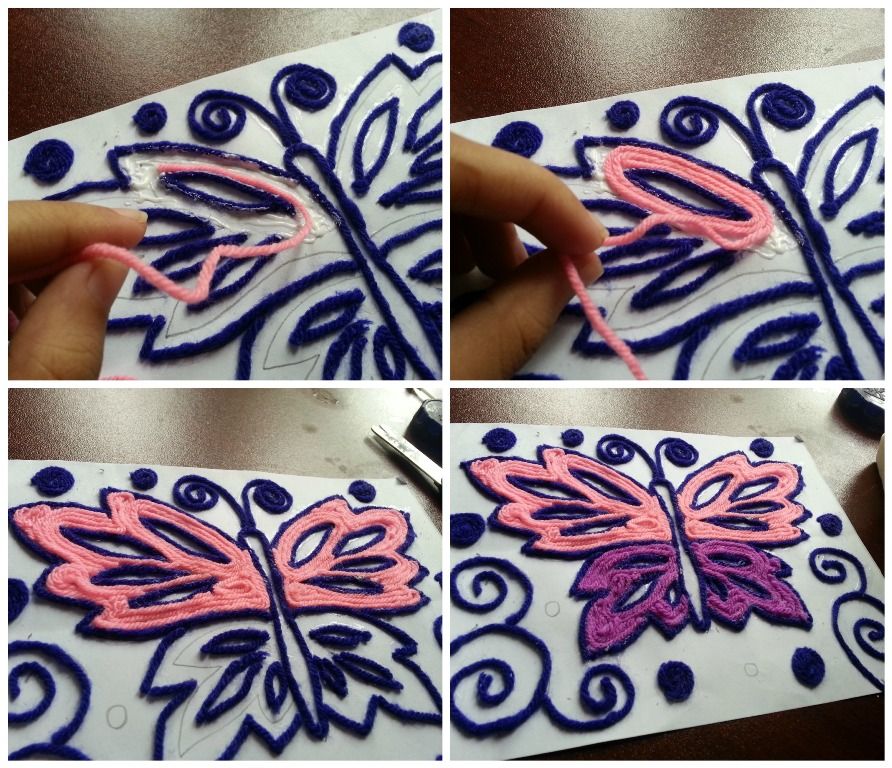 Картины из пряжи своими руками