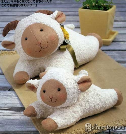 Игрушка Овечка своими руками. Урок 1. Шью голову овечки. Sheep toy handmade