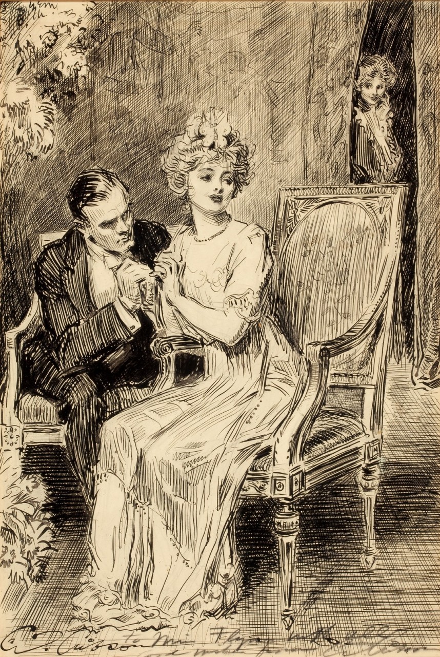 Чарльз Дана Гибсон (Charles Dana Gibson), 1867-1944 его картины