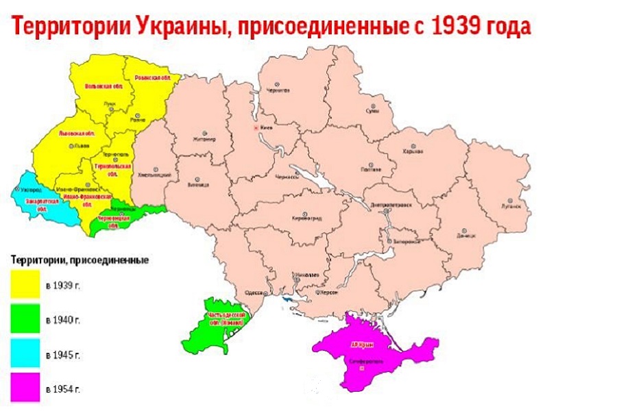 Сколько областей потеряет Украина, если вступит в Евросоюз