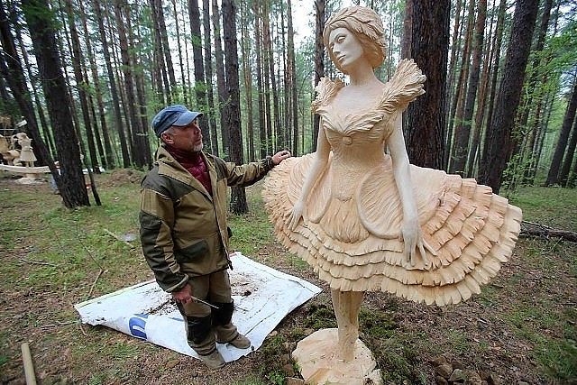 Такая вот резьба по дереву!