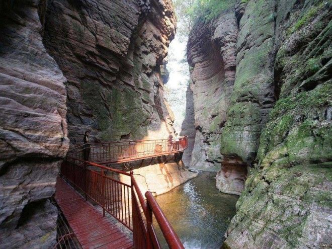  guoliang tunnel in taihang mountains in hunan province china