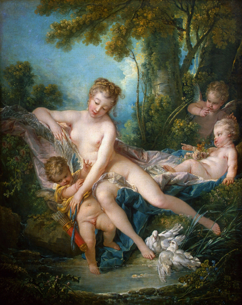 "Венера, утешающая Амура", 1751