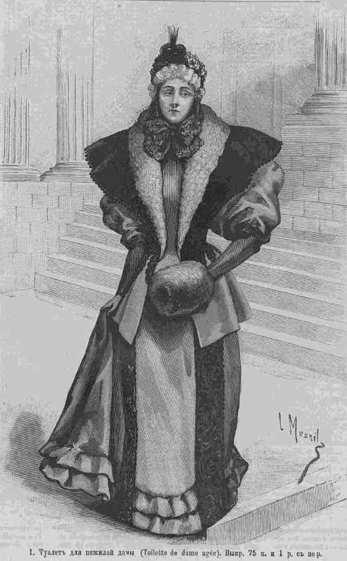 Последний крик моды. Наряды из Парижа. 1885 г. Часть 2-3