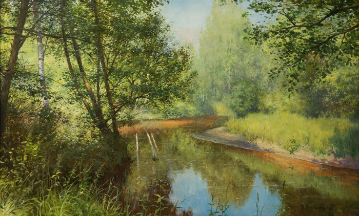 Водная гладь. Автор: Владимир Александров. Водная гладь. Автор: Владимир Александров.