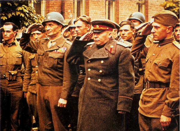 Солдаты-победители в Германии 1945. Уникальные цветные фото