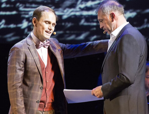 Сергей Шнырёв и Сергей Чонишвили. Спектакль «Онегин» (http://onegin.show)