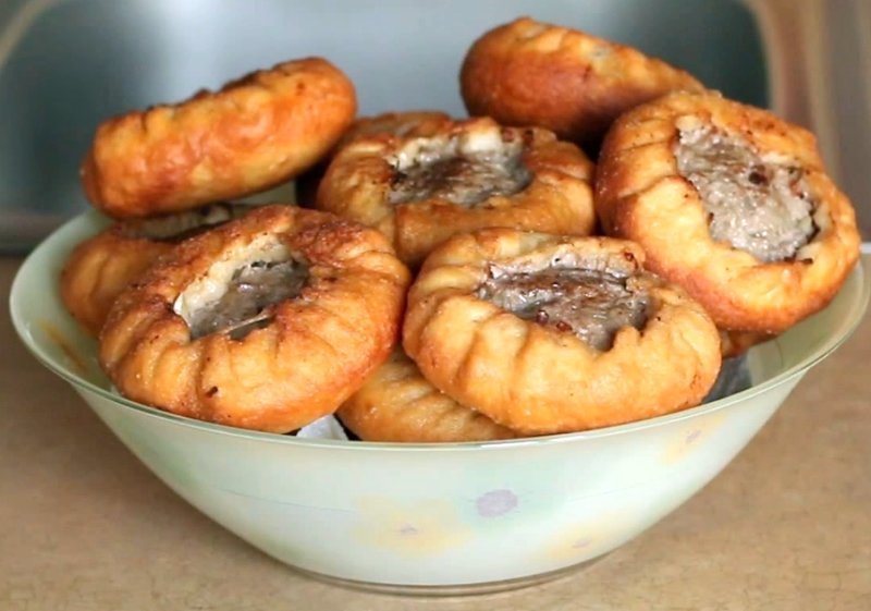 ДОМАШНИЕ БЕЛЯШИ Хрустящие беляши с мясом на дрожжевом тесте