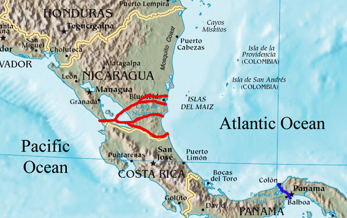 Крымский сценарий для Никарагуа. России следует дать военное прикрытие строительству альтернативы Панамскому каналу до прихода морпехов США