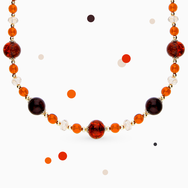 Ожерелье SL, муранское стекло