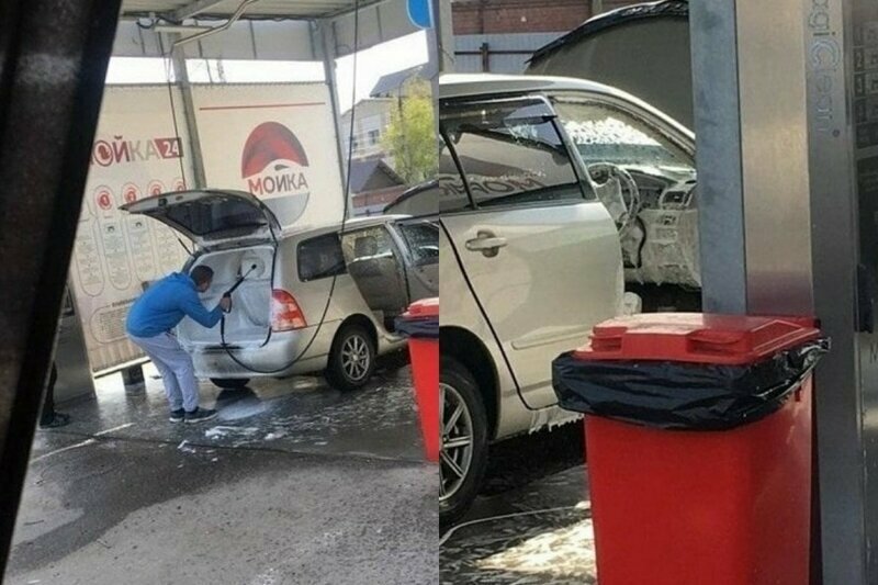 Тупой или просто чистюля 80 уровня? Жаль что у глупости нет единицы измерения
(17 фото + 1 видео)