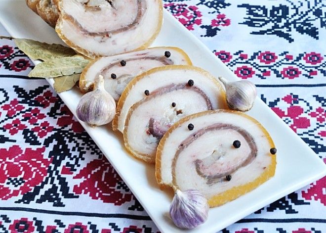 рулет з сала